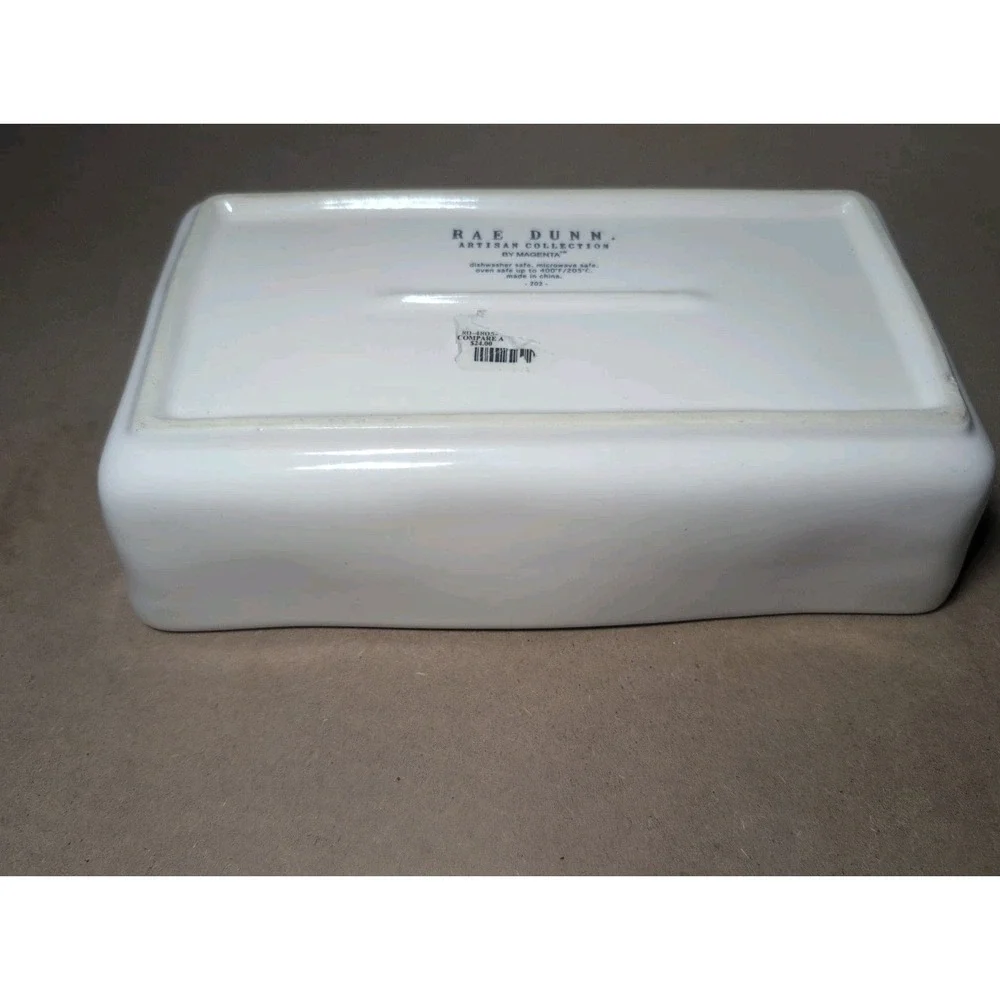 RAE DUNN Loaf Bake Pan Casserole Dish GINGERBREAD 9 x 5 artisan collection